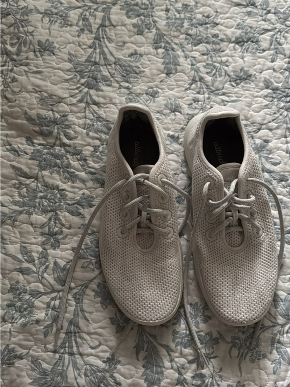 allbirds Men’s Wool Runners - Light Beige/Gray